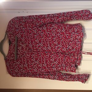 Rails Floral/Red Blouse